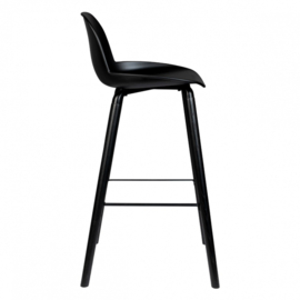 Albert Kuip Barkruk Zwart 75 cm