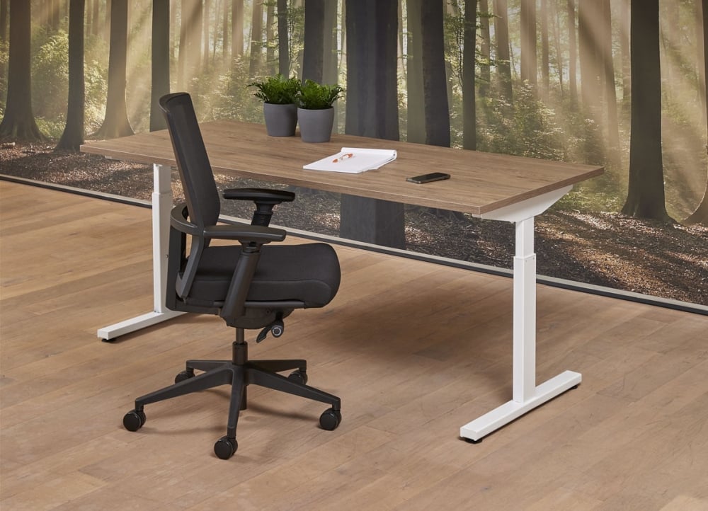 Derijks Easy Zit/Zit bureau 140x80 cm