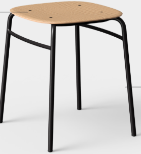 Twist Wooden Stack Stool