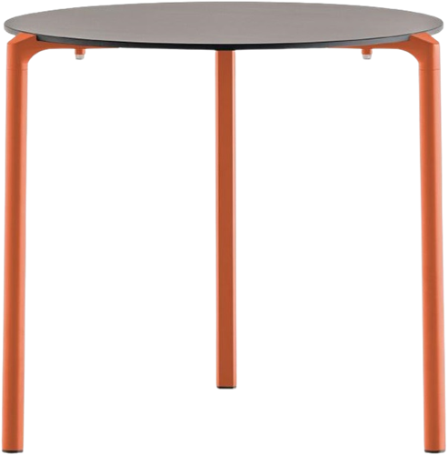 Jump TJ3 - stapelbare 3-poots kantine tafel met een rond volkern blad- FP