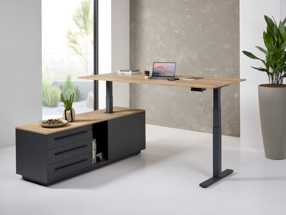 Directiebureau Cube Elektrisch 224x180 cm