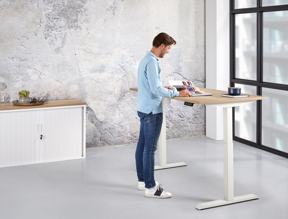 Derijks Budget Zit/sta enkel elektrisch 180 x 80 cm