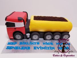 Vrachtwagen taart