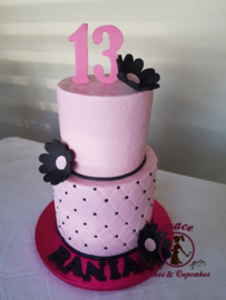 Zwart/Roze