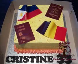 Nationality cake