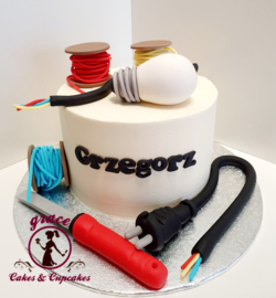 electrician cake