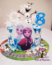 Frozen theme cake