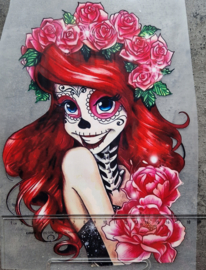 Skull red-haired (XL)
