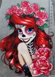 Skull red-haired (XL)