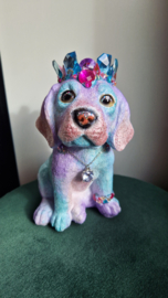 Fairy puppy pastel