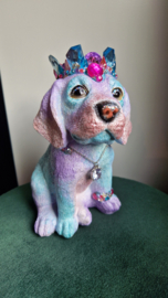 Fairy puppy pastel