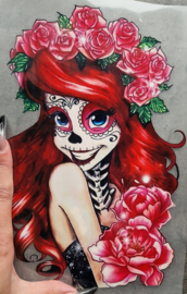 Skull red-haired (XL)