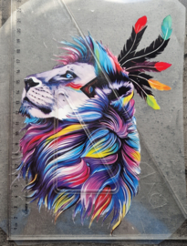 Colourfull lion