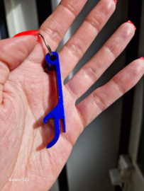 Opener blauw