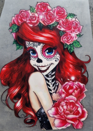 Skull red-haired (XL)