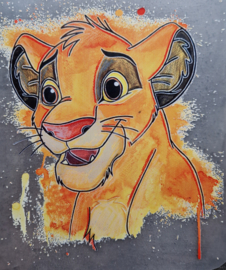 Watercolour Lion