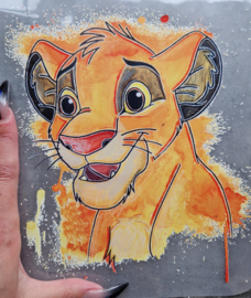 Watercolour Lion