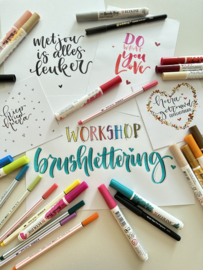 Workshop Brushlettering voor beginners