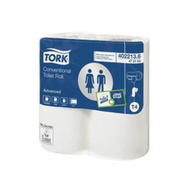Tork Conventional Toilet Roll 2L 396v wit T4