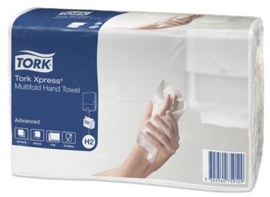 Tork Xpress Multifold Hand Towel in Dispenservorm 21x23cm H2 wit