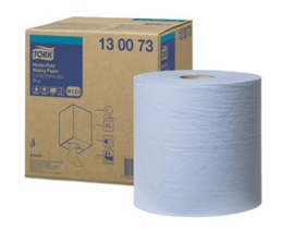 Tork Heavy-Duty Paper Combi Roll in Box 26x34cm/170m blauw W1/W2/W3