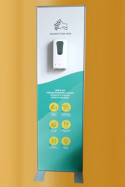 Luxe Desinfectiezuil met dispenser - Automatisch