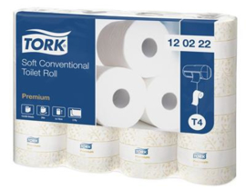 Tork Soft Conventional Toilet Roll 9,5x11,5cm 2L 250v wit T4