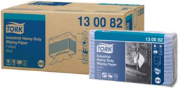 Tork Industrial Heavy-Duty Paper Folded 38,50x32,50cm blauw W4