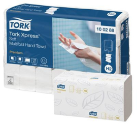 Tork Xpress Soft Multifold Hand Towel 21x34cm H2 wit