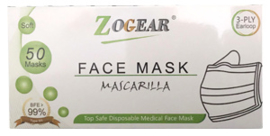 Chirurgisch mondmasker - Type IIR - met elastiek
