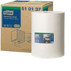Tork Cleaning Cloth Combi Roll in Box 32x38cm/152m wit W1/W2/W3