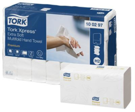 Tork Xpress Extra Soft Multifold Hand Towel 21x34cm H2 wit