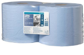 Tork Wiping Paper Plus Combi Roll 23,5x34cm/255m blauw W1/W2 (2x1st)