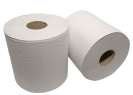 Poetsrol Recycled 1L - 300m - wit - 6 stuks/pak