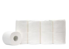 Toiletpapier wit 3L - 250v - FSC label wit - 8x8 stuks