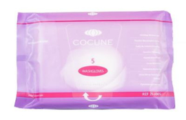 Cocune Vochtige Washandjes (geparf) - 24x5stuks