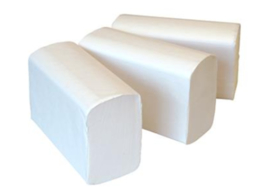 Handdoekjes Multifold 2L - 32x20,3 cm wit - 100stuks/doos