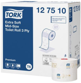 Tork Premium Extra Mid-Size Toilet Roll 2L 10cm/70m wit T6
