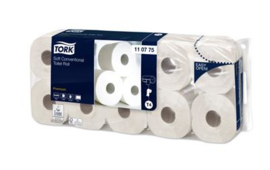 Tork Soft Conventional Toilet Roll 9,4x11cm 2L 600v wit T4