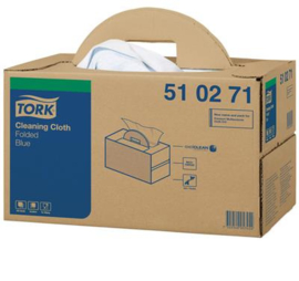 Tork Cleaning Cloth Handy Box 38,5x43cm blauw (1x300st)