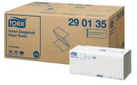 Tork Singlefold Hand Towel 23x23cm H3 groen