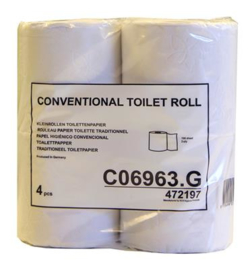 Tork Conventional Toilet Roll 2L 200v wit T4