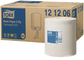 Tork Basic Paper Centerfeed Roll 20x35cm/160m wit M2