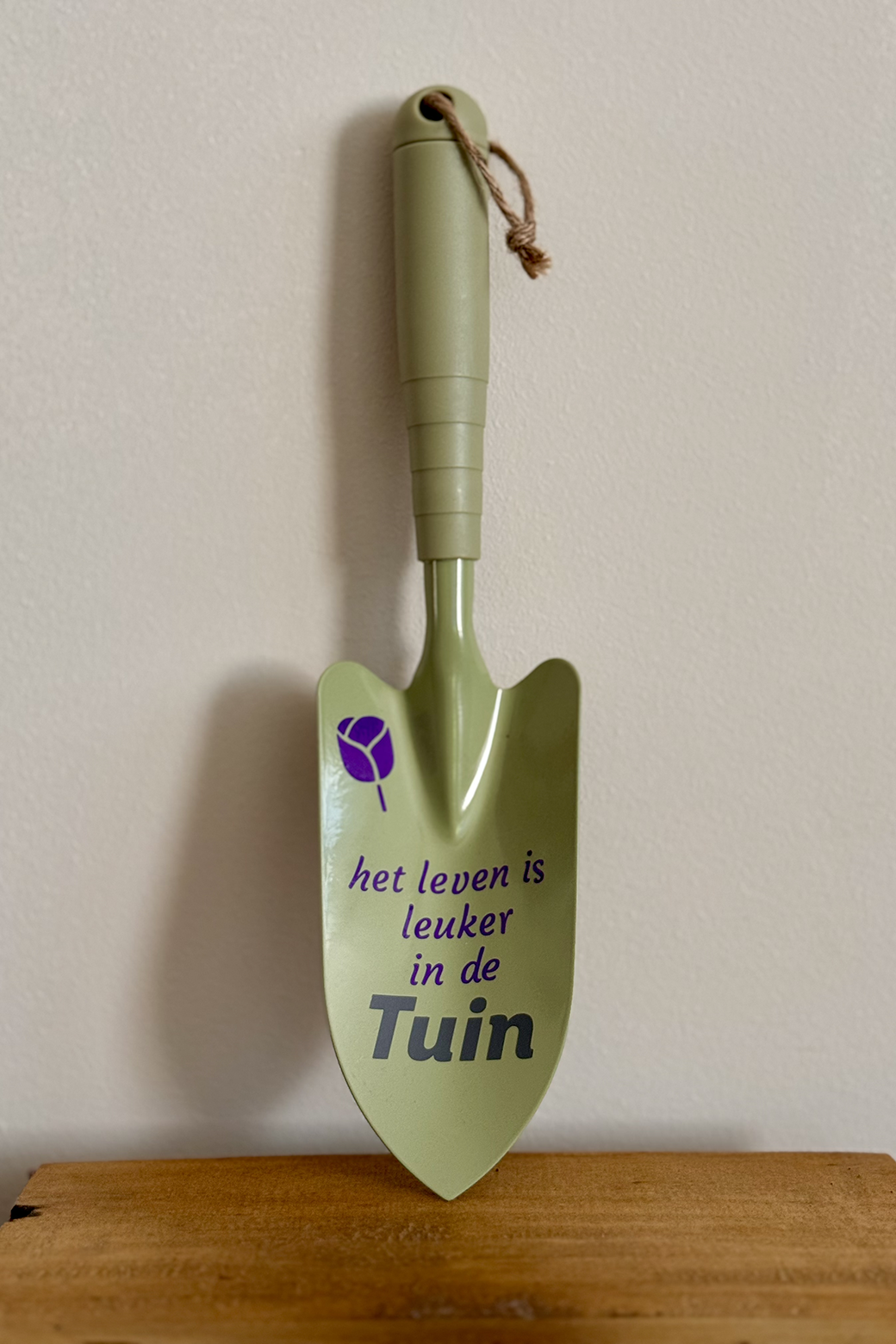 Groen schepje 'Leuker in de tuin'