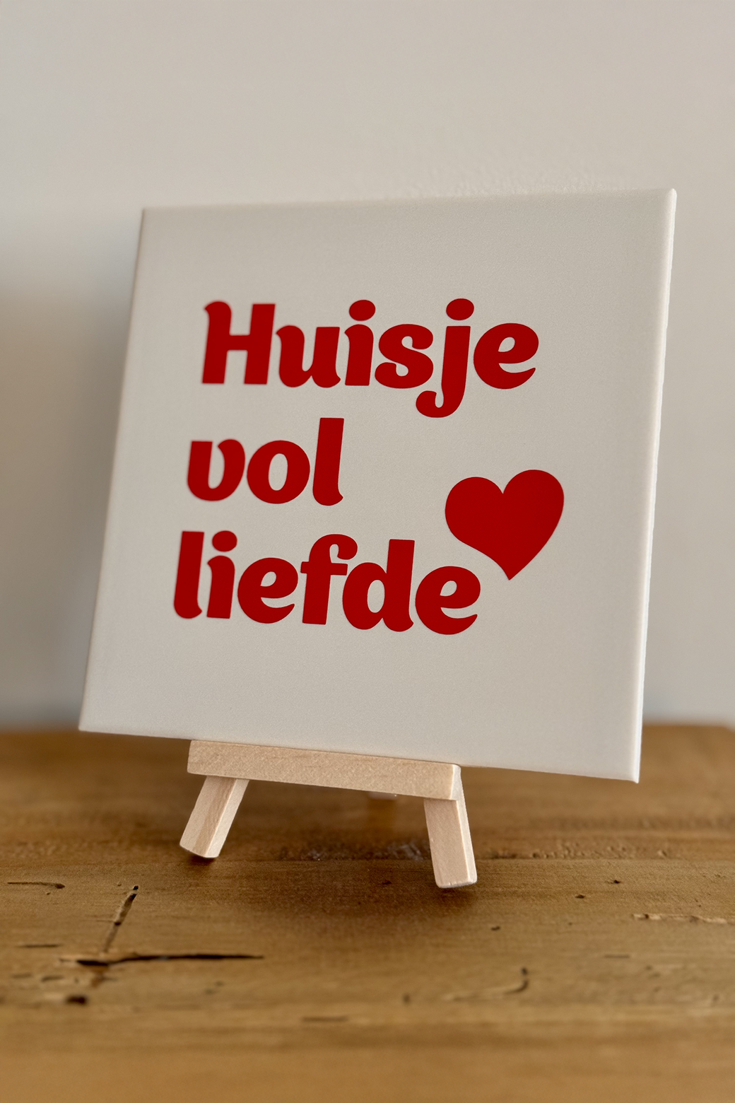Tegeltje Huisje vol liefde