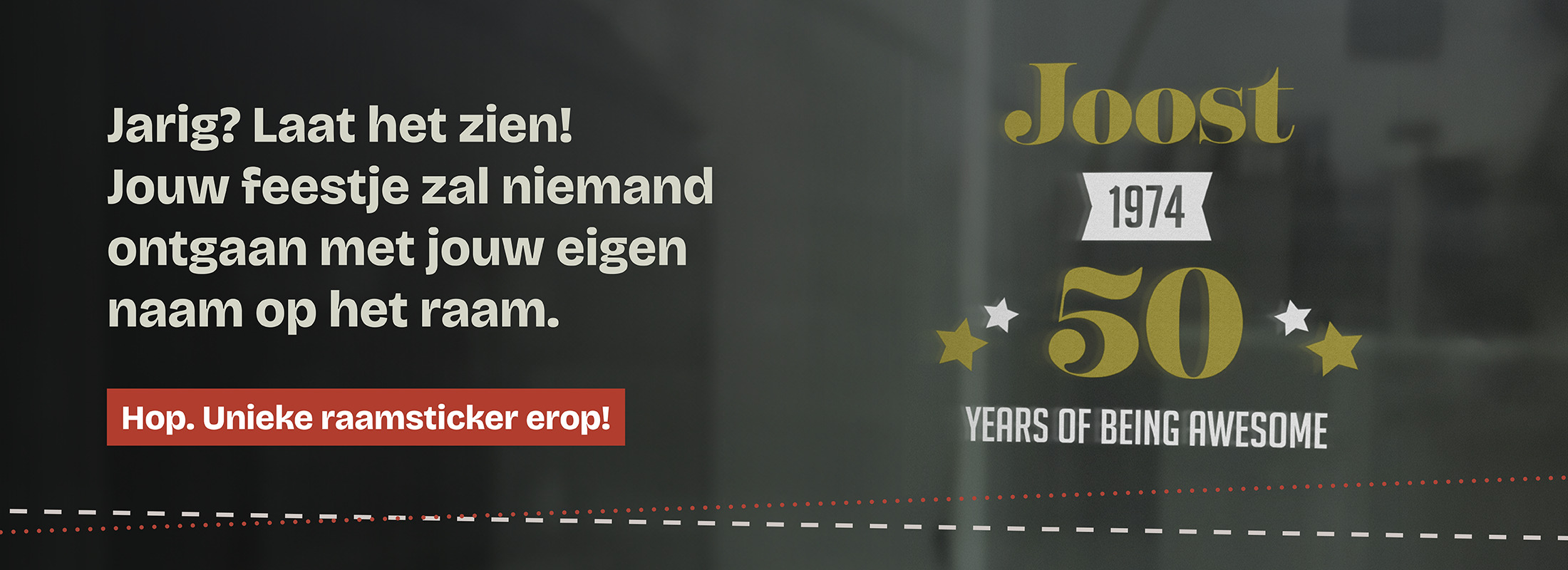 Raamsticker momenten