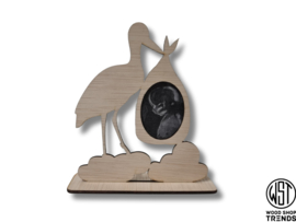 Echo foto houder van hout