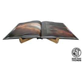 Boek & tablet steun plat model.