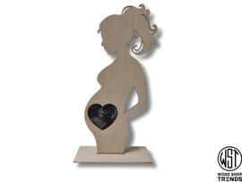 Echo foto houder van hout