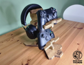 Headset & controller houder - personaliseerbaar: logo, kleur